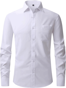 Classic men's shirt with buttons
