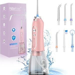 H2Ofloss is a cordless water teeth cleaning device